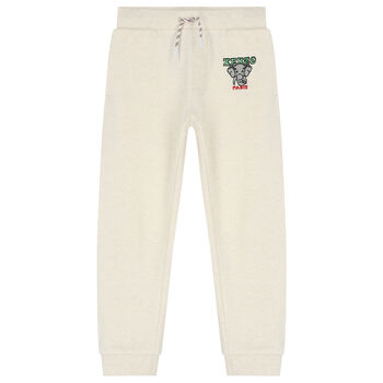 Boys Ivory Logo Joggers
